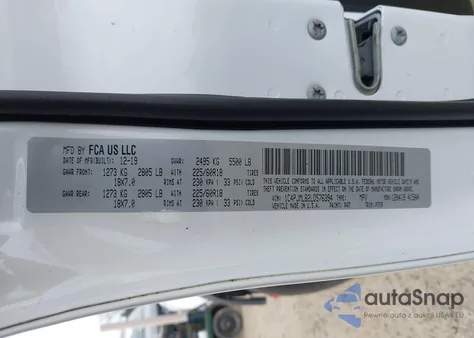 2020 Jeep Cherokee Altitude 4X4 from USA, damaged, VIN 1C4PJMLB2LD576394